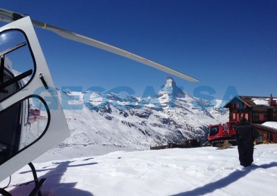 Zermatt: Déterminaion de la profondeur de neige et de glace