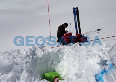 Rechy: Mesures de la hauteur de neige