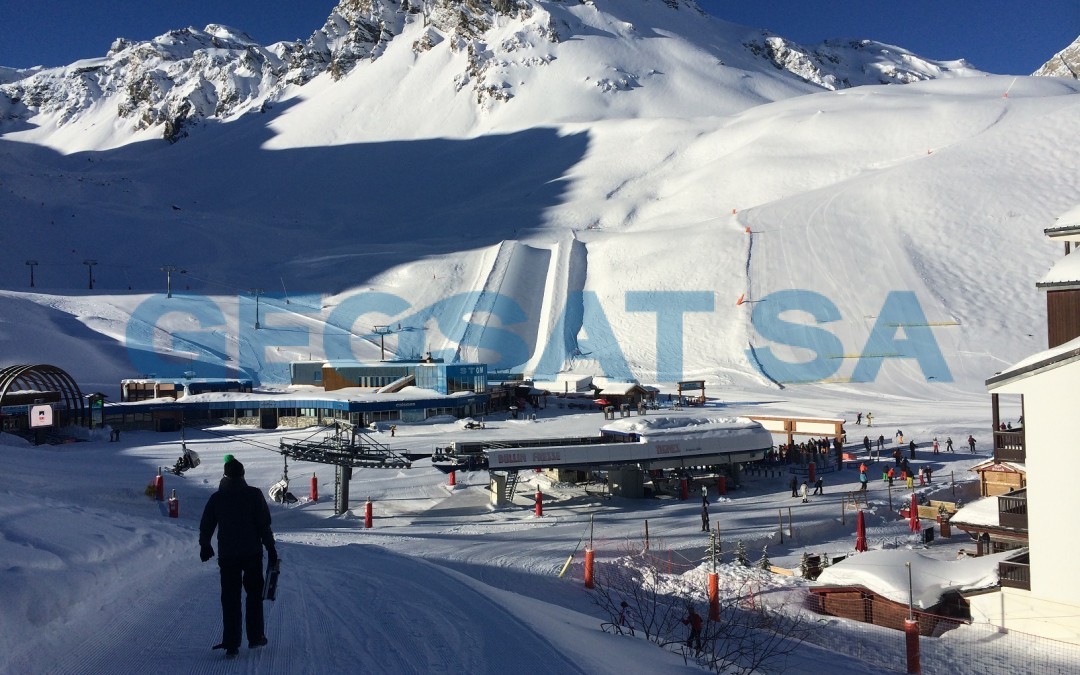 France: Détermination des profondeurs de glace