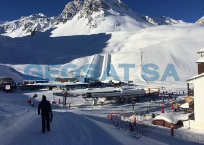 France: Détermination des profondeurs de glace