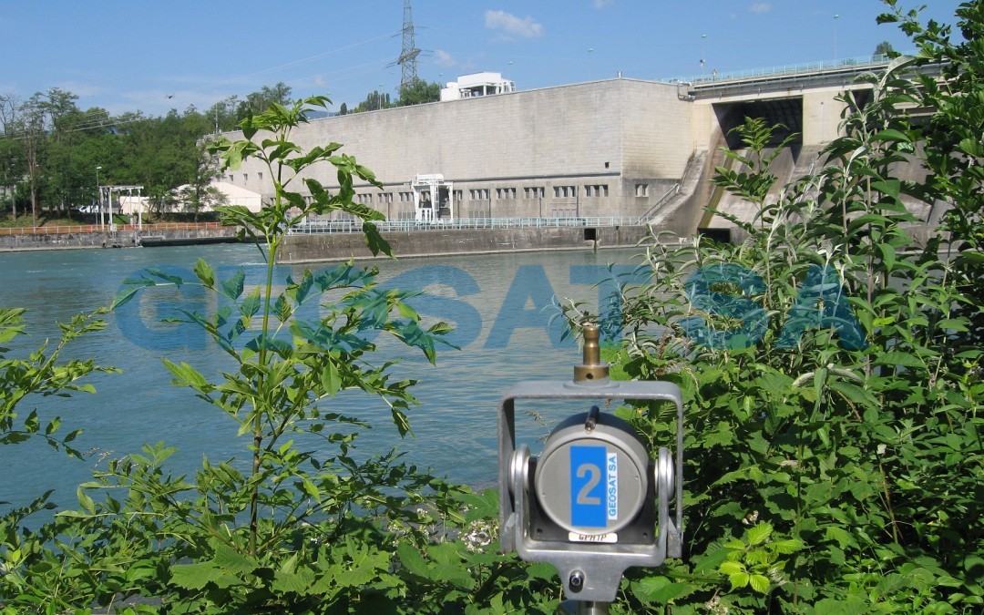 Barrage de Verbois : surveillance géodésique