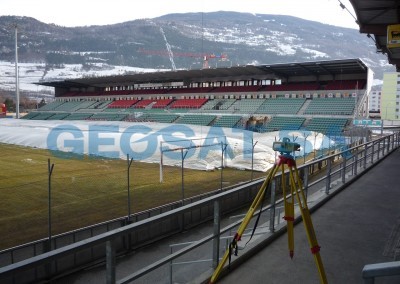 Sion : Surveillance géodésique du stade de Tourbillon