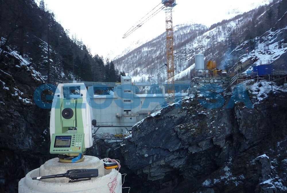 Barrage de Serra : surveillance géoédisque + chantier